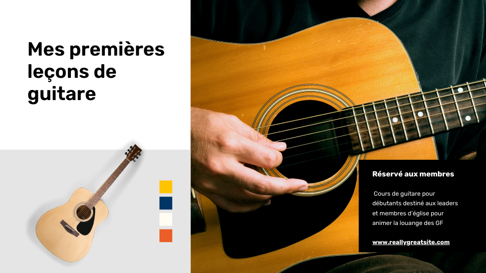 Mes premières leçons de guitare